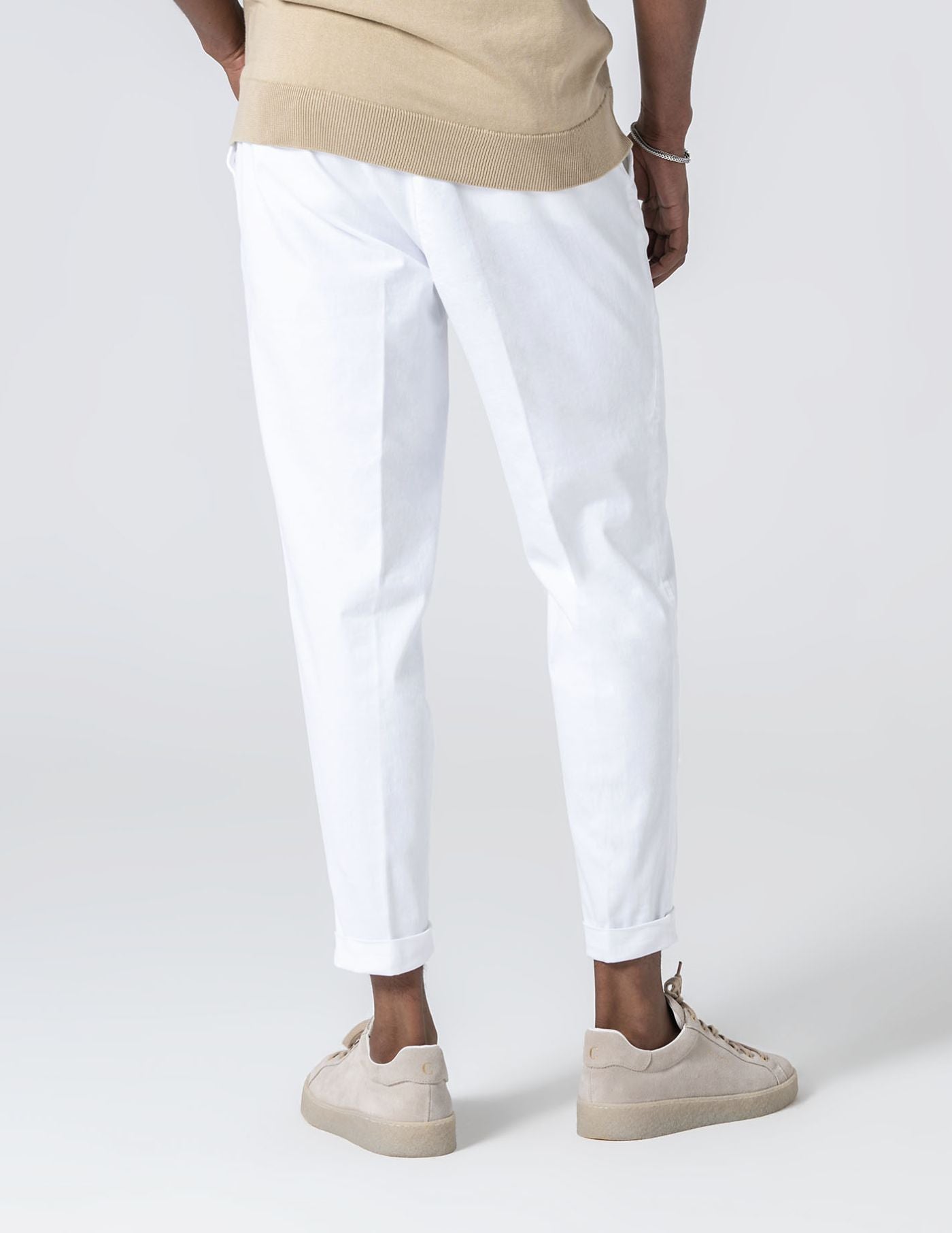 Old Money Cropped Chino Trousers
