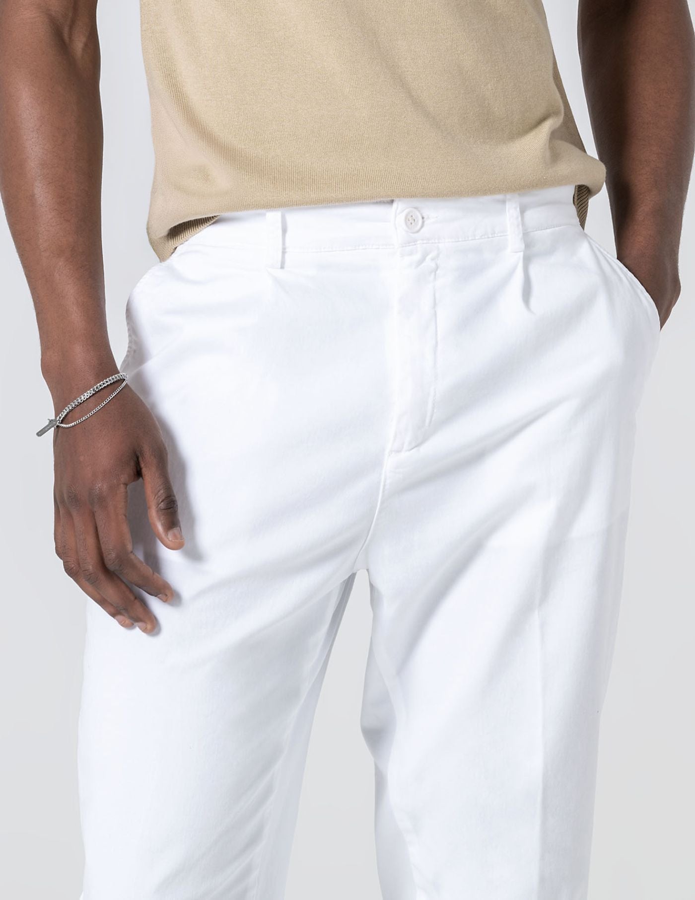 Old Money Cropped Chino Trousers