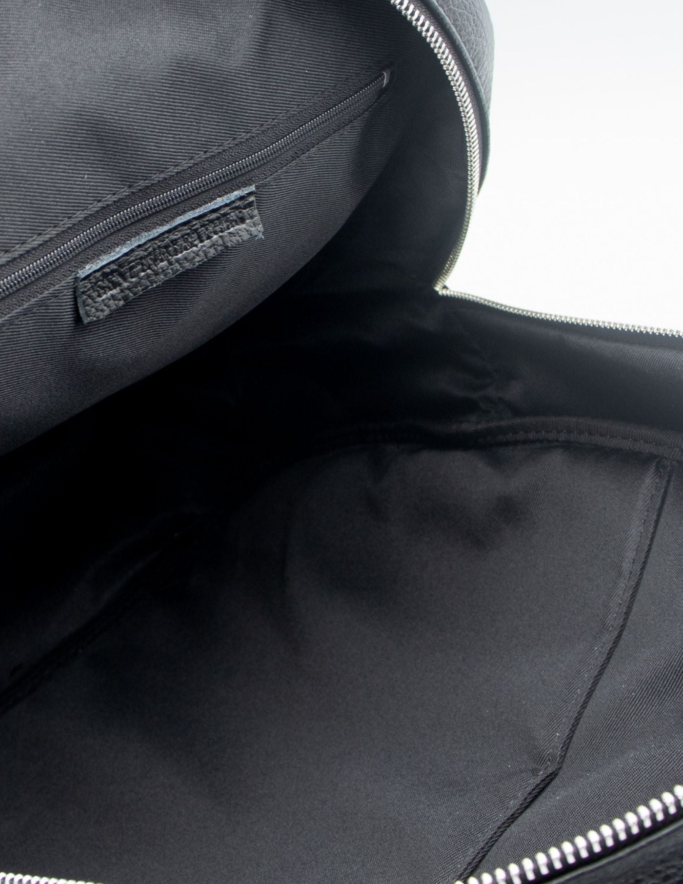 Old Money Black Leather Backpack